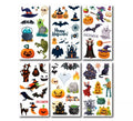 Pack de 6 Tatuajes Halloween en modelos surtidos de 6,8 cm