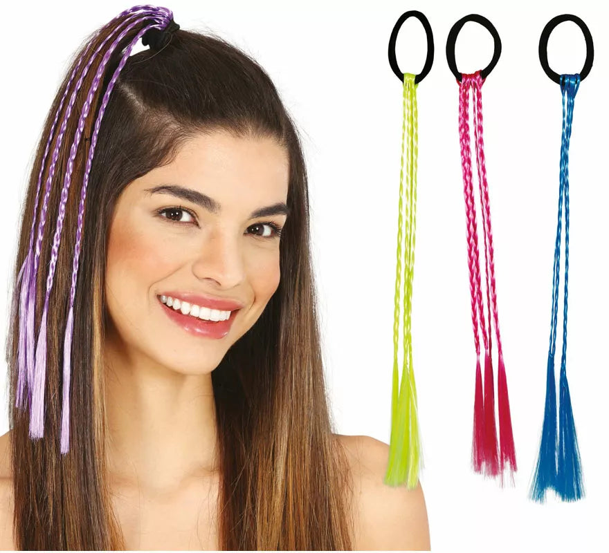 Translation missing: en.Pack de 6 Trencitas en colores surtidos de 35 cm
