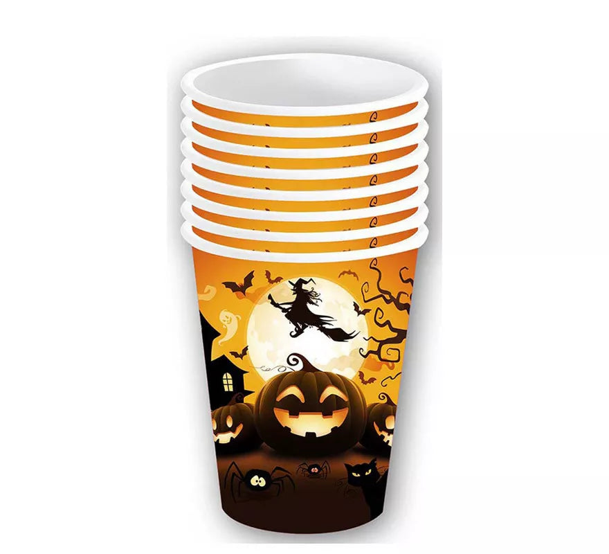Pack de 6 Vasos Calabaza de 355 ml (11 cm)