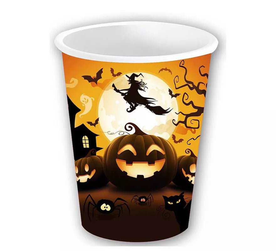 Pack de 6 Vasos Calabaza de 355 ml (11 cm)