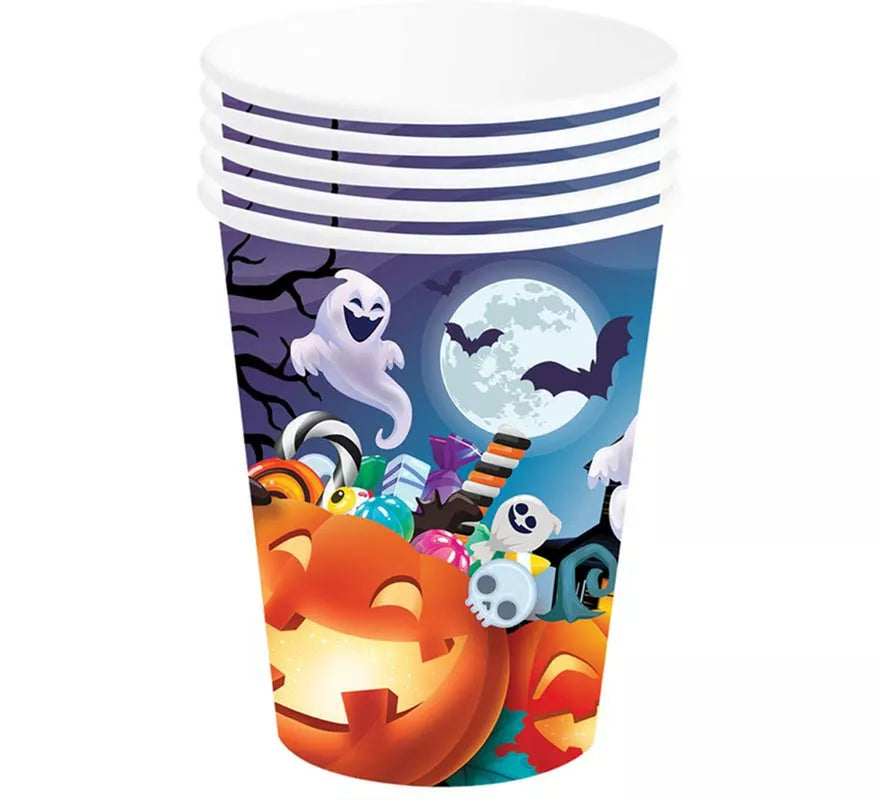 Pack de 6 Vasos Calabazas de 240 ml