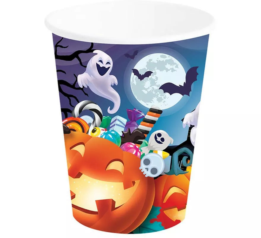 Pack de 6 Vasos Calabazas de 240 ml