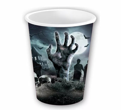 Pack de 6 Vasos Cementerio de 240 ml (9 cm)