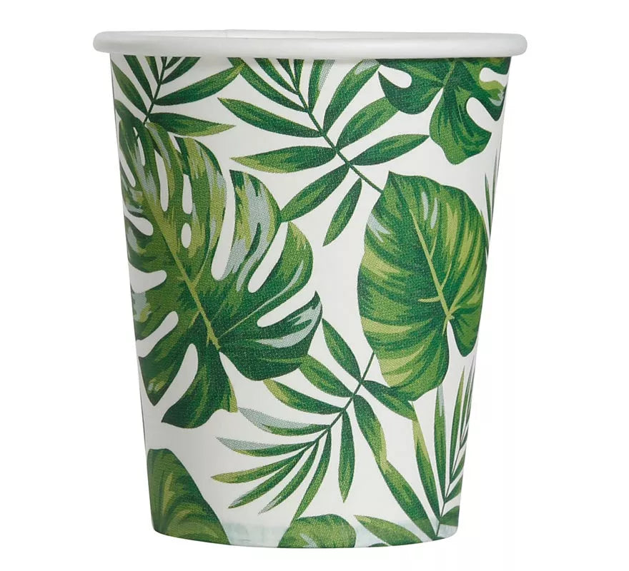 Translation missing: en.Pack de 6 Vasos con estampado de hojas