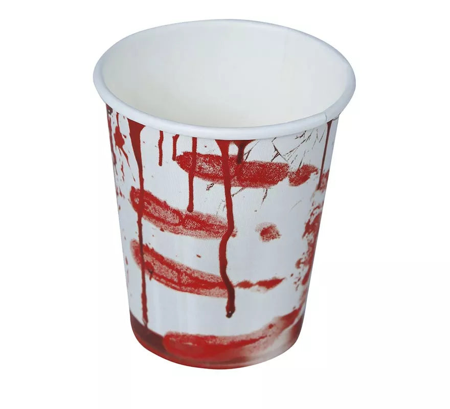 Pack de 6 Vasos con Sangre 10 cm
