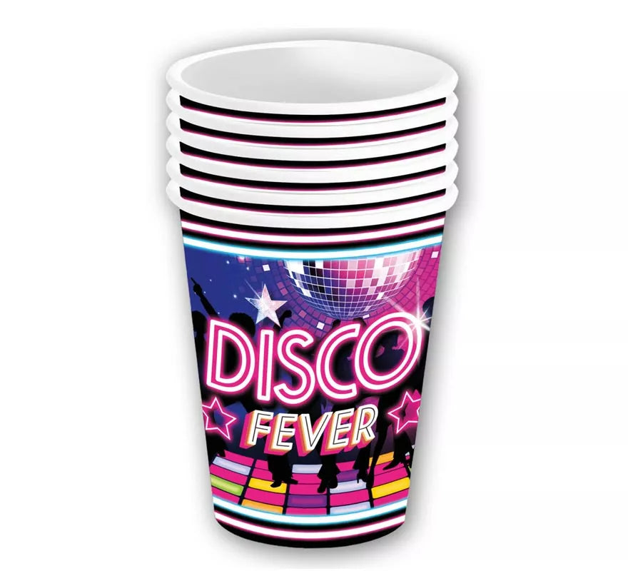 Translation missing: en.Pack de 6 Vasos Disco Fever de 240 ml/9 cm