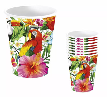 Pack de 6 Vasos Hawai de 240 ml (9 cm)