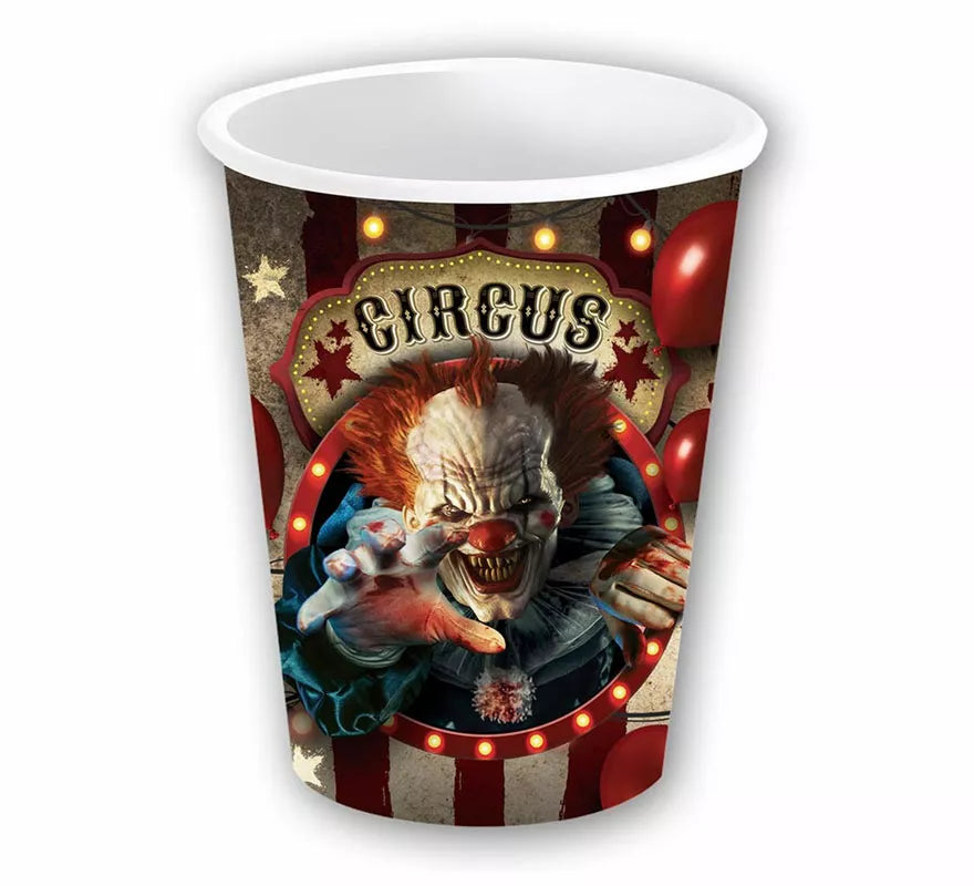 Translation missing: en.Pack de 6 Vasos Payaso de 240 ml (9 cm)