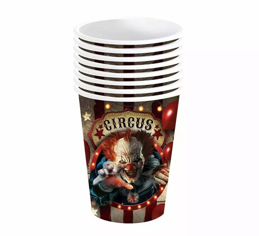 Translation missing: en.Pack de 6 Vasos Payaso de 240 ml (9 cm)