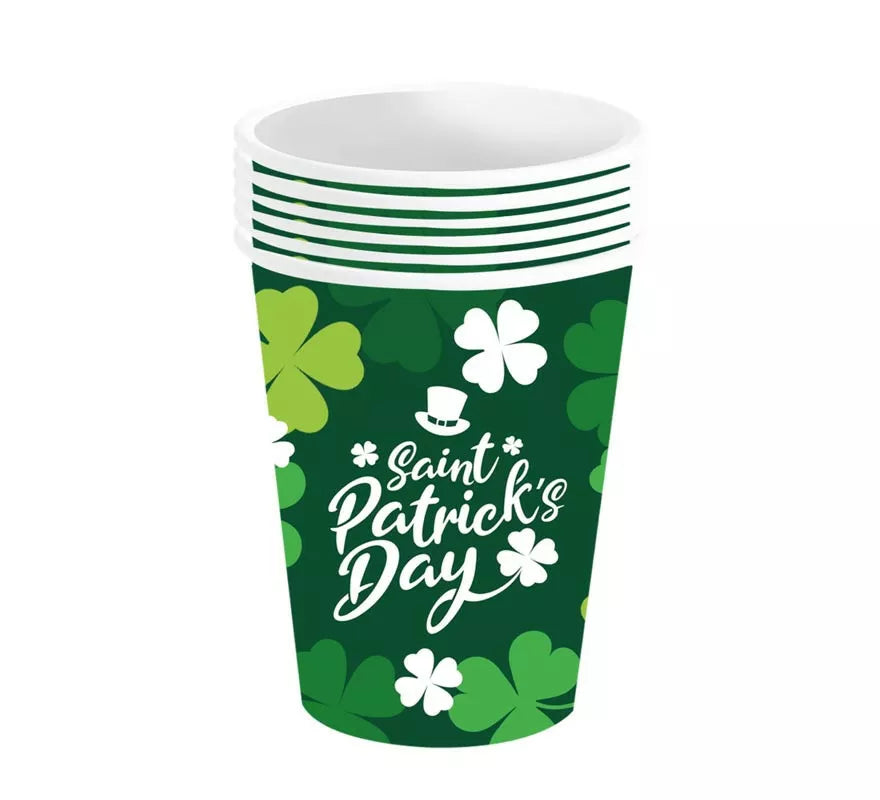 Translation missing: en.Pack de 6 Vasos San Patricio de 240 ml