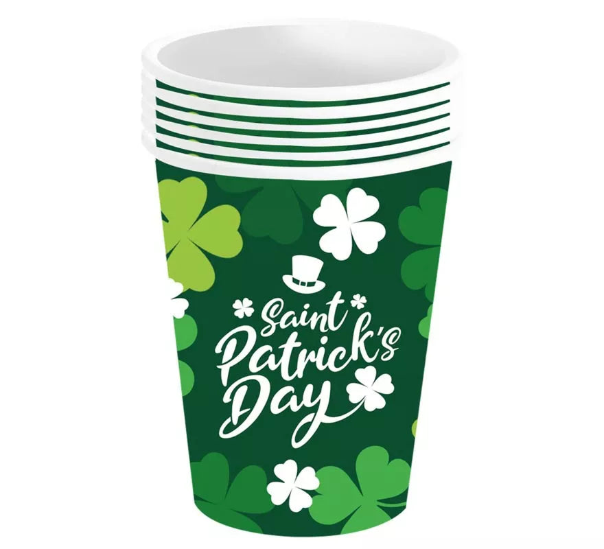 Pack de 6 Vasos San Patricio de 240 ml