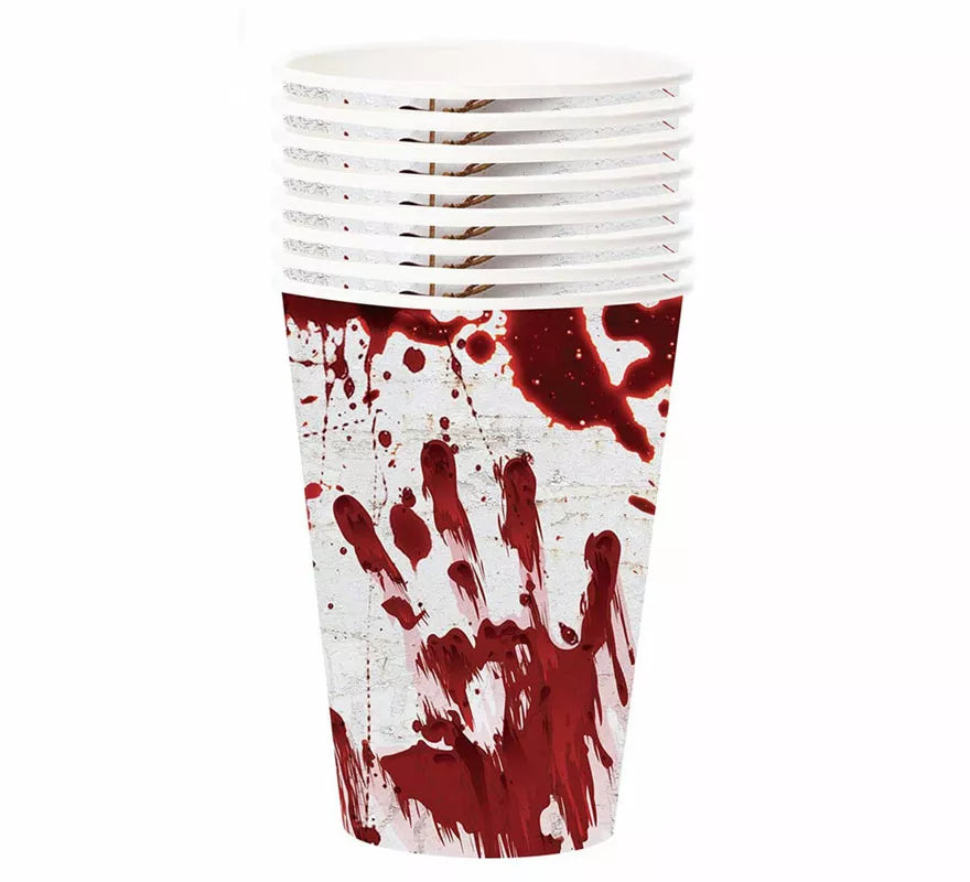 Pack de 6 Vasos Sangre de 355 ml (11 cm)