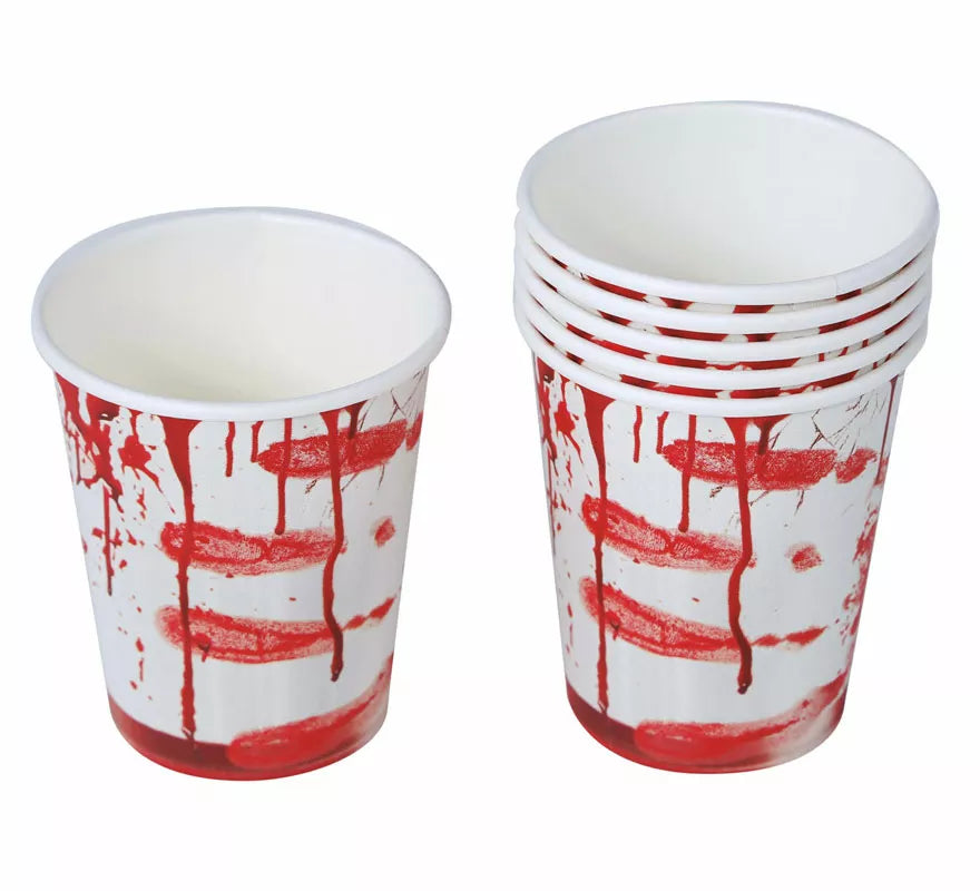 Pack de 6 Vasos Sangre de 355 ml (11 cm)