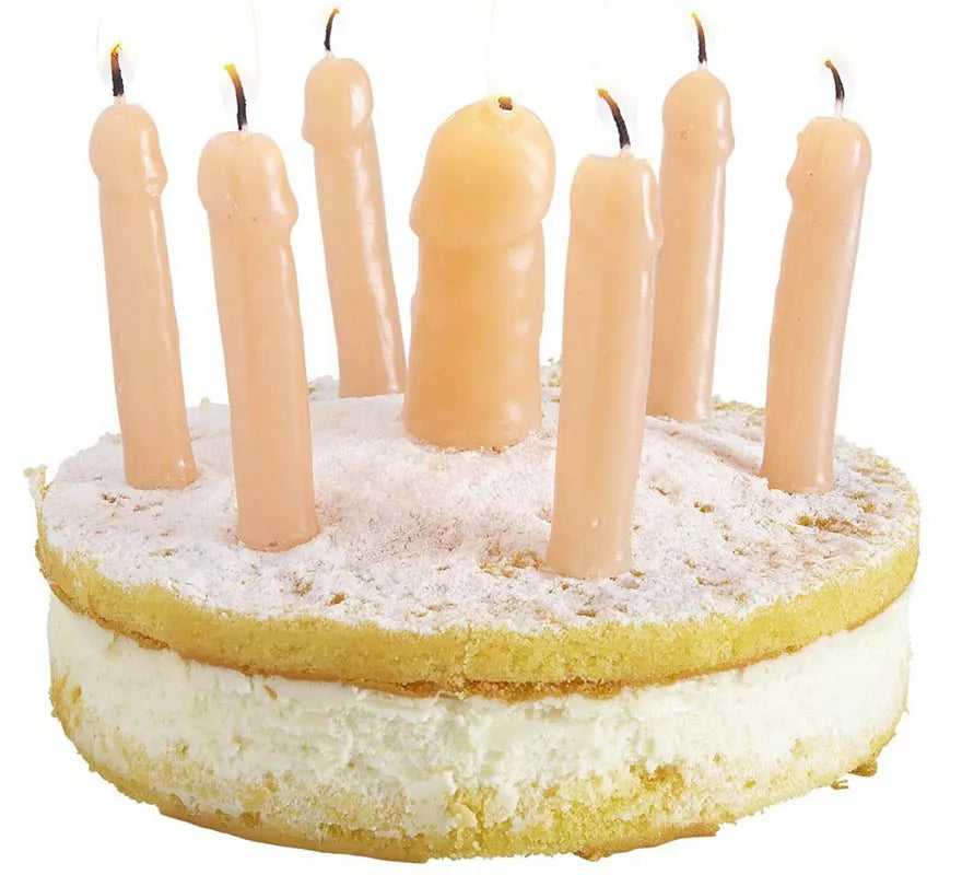 Translation missing: en.Pack de 6 Velas de cera con forma de Penes