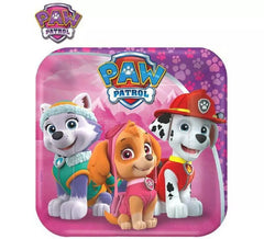 Pack of 8 Paw Patrol paper trays of 17.7 cm