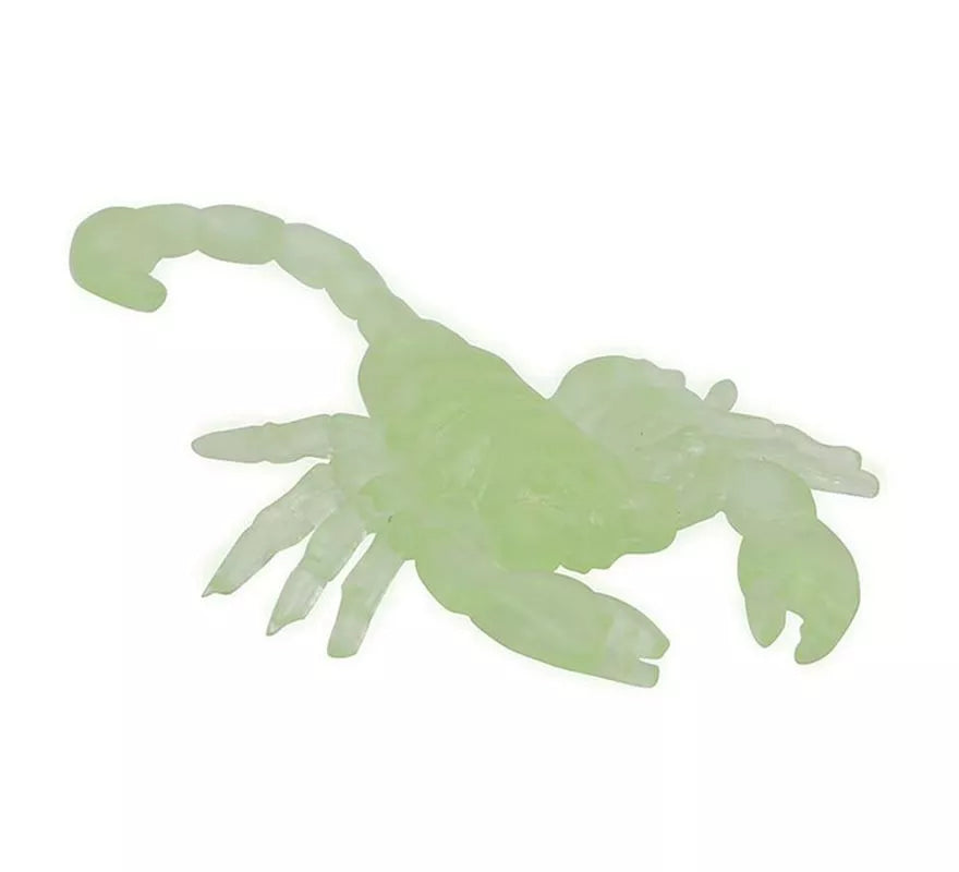 Pack de 8 Escorpiones Glow in the Dark de 6 cm