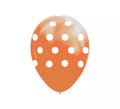 Pack de 8 Globos Lunares de Colores Surtidos de 30 cm
