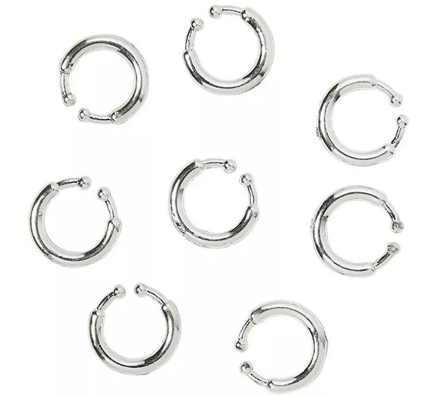 Pack de 8 Piercings Clip-On