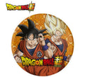 Pack de 8 Platos de papel de Dragon Ball de 18 cm