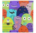 Pack de 8 Servilletas de Monstruos de colores