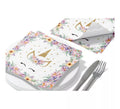 Pack de 8 Servilletas de Unicornio de 33x33 cm