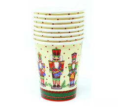 Pack of 8 10 cm Nutcracker Glasses