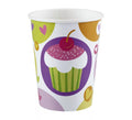 Pack de 8 Vasos de 266 ml. de Cupcake