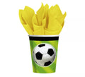 Pack de 8 Vasos de Championship Soccer de 266 ml.