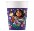 Pack de 8 Vasos de Encanto Disney de Cartón de 200 ml