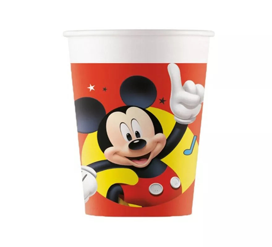 Translation missing: en.Pack de 8 Vasos de Mickey Mouse de Cartón de 200 ml