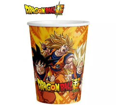 Pack of 8 250 ml Dragon Ball paper cups