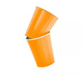 Pack de 8 Vasos naranja de 266 ml