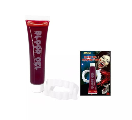 Pack de Dientes Vampiro con Sangre de 28 ml