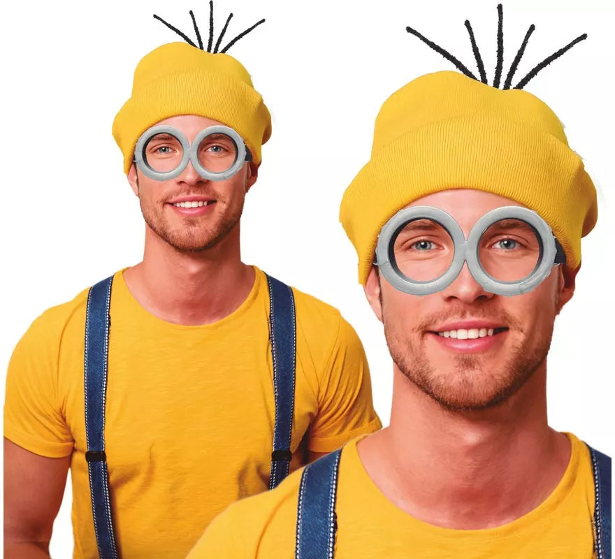 Translation missing: en.Pack de Gorro y Gafas de Ayudante de Villano para adultos