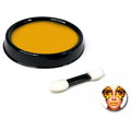 Pack de Maquillaje al agua amarillo con brocha