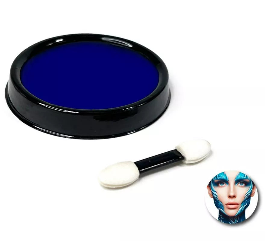 Translation missing: en.Pack de Maquillaje al agua azul oscuro con brocha