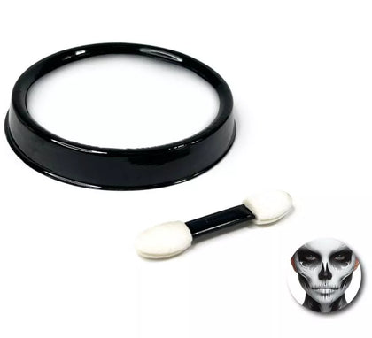 Pack de Maquillaje al agua blanco con brocha
