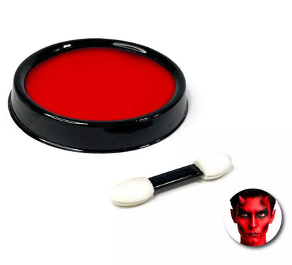 Pack de Maquillaje al agua rojo con brocha