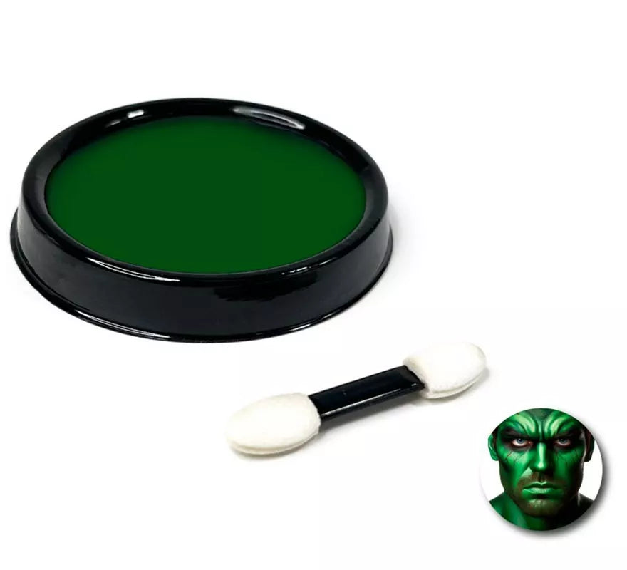 Translation missing: en.Pack de Maquillaje al agua verde oscuro con brocha