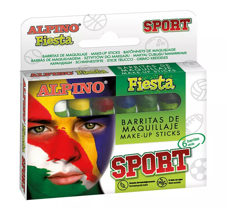 Translation missing: en.Pack de Maquillaje Sport 6 colores de 5 grs