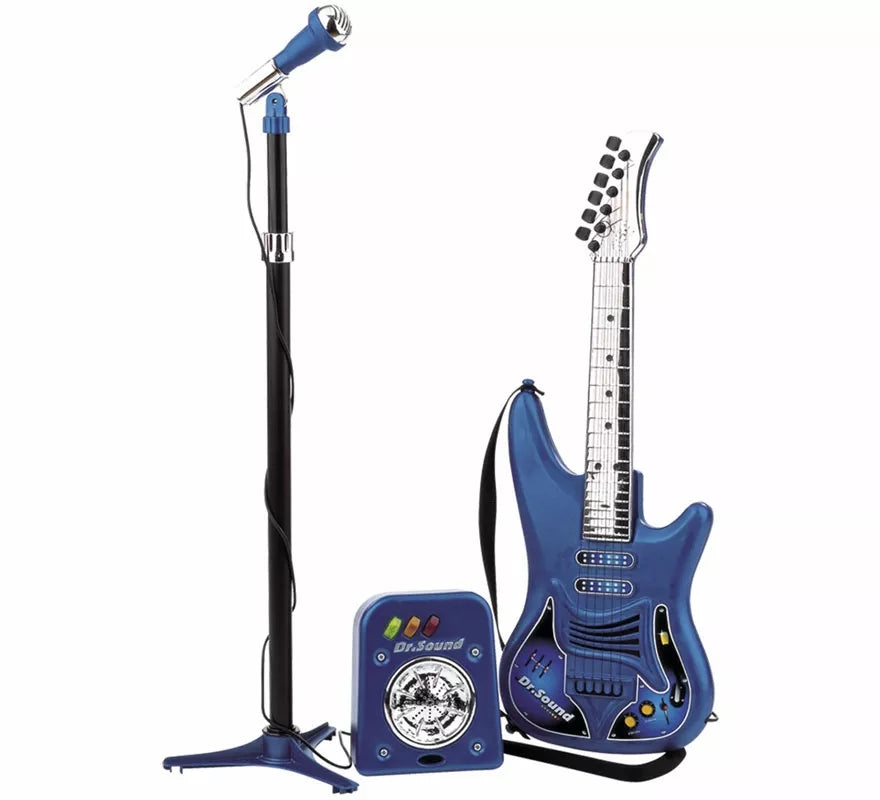 Translation missing: en.Pack Guitarra, Micrófono y Bafle para niño