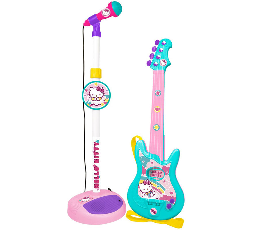Translation missing: it.Pack Guitarra y Micrófono Hello Kitty