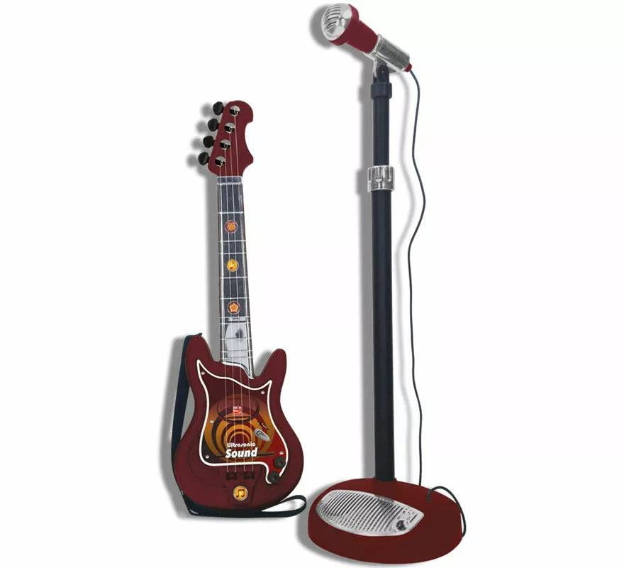 Translation missing: en.Pack Guitarra y Micrófono Metalizados Ultrasonic