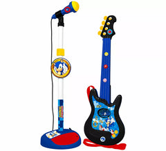 Pacote de guitarra e microfone Sonic