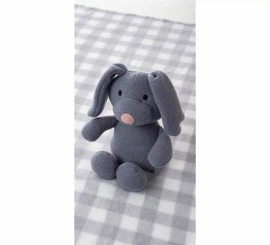 Translation missing: en.Pack Manta de 90x75 cm y Perro de Peluche gris de 26 cm