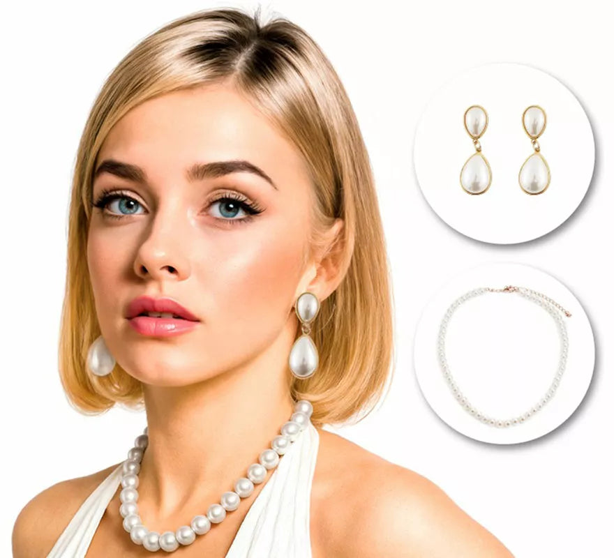 Translation missing: en.Pack Pendientes y Collar de Perlas de Diva