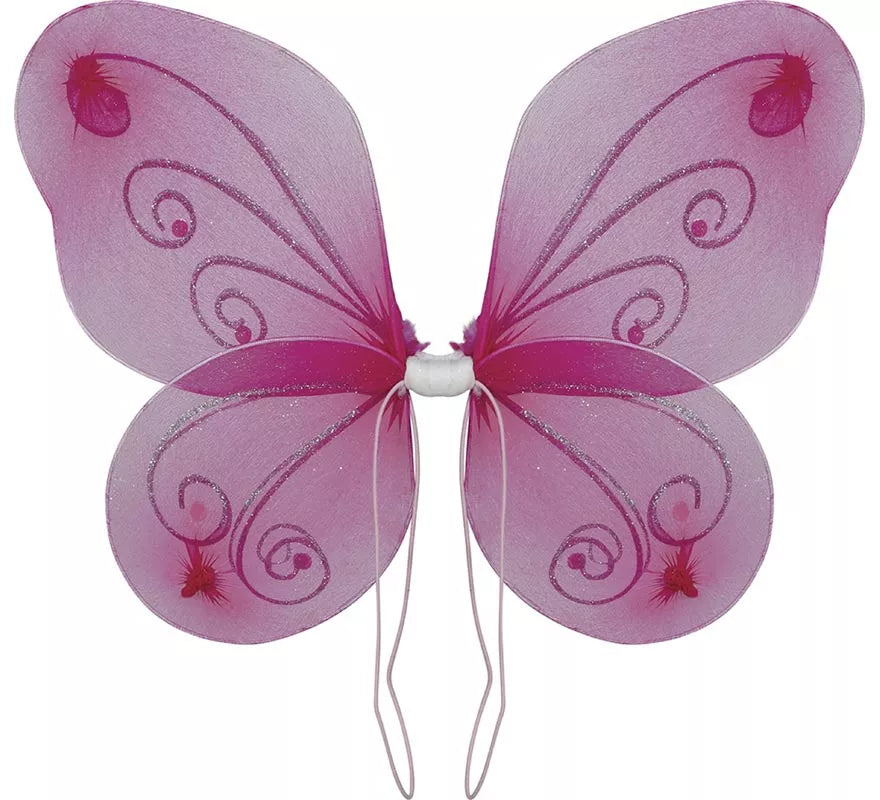 Translation missing: en.Pack Tutú, Alas y Lazo Mariposa rosa para niña