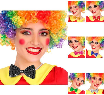 Pajarita con imitación Lentejuelas en varios colores