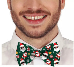 12cm Santa Claus Printed Bow Tie