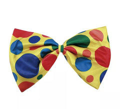 Giant Clown bow tie with 35 cm polka dots